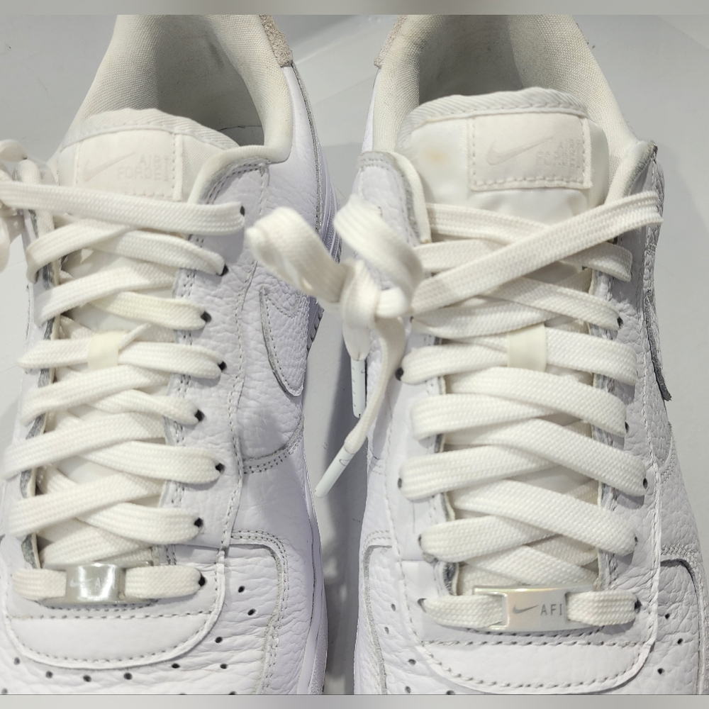 NIKE AIR FORCE 1 '07 CRAFT WHITE VAST GREY MEN'S SHOE SIZE 12 CN2873-101 - Picture 8 of 16